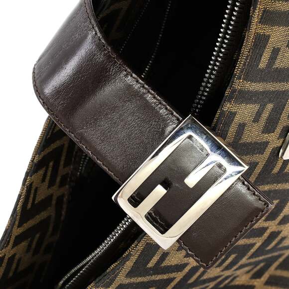 Fendi Vintage Shoulder Bag Zucca Canvas #235124F14B - Picture 6 of 8